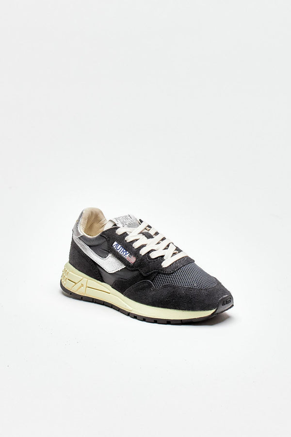 sneakers reelwind low–wwlw-mu03 in nylon,pelle e suede donna Autry