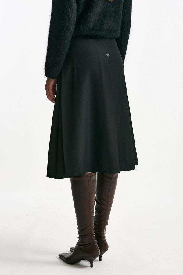 Gonna midi FLOAT nero donna Department five