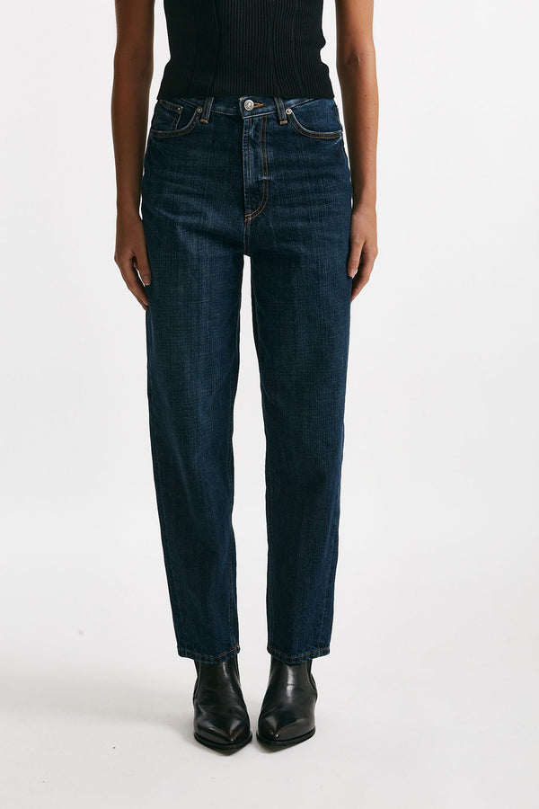 jeans loose bessie lavaggio scuro donna Dondup