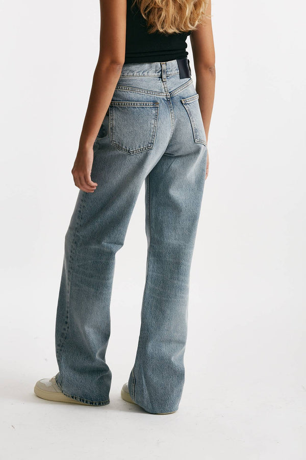 jeans palazzo korea lavaggio chiaro donna Haikure