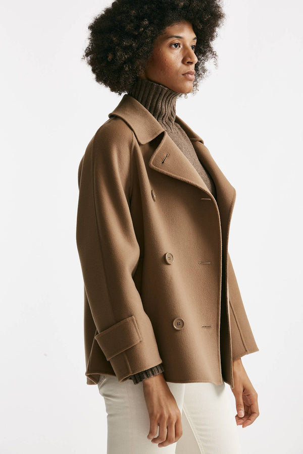 Trench corto LOUIS in lana cammello donna Max mara s