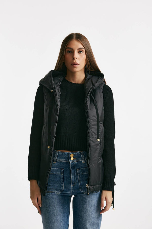 Gilet in nylon GREENGO nero donna Max mara s