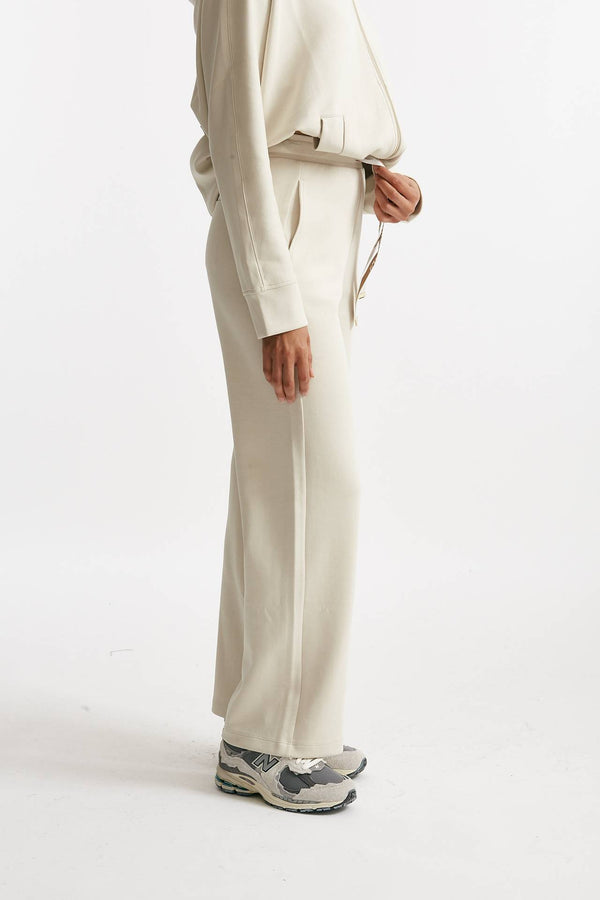 Pantalone in jersey di cotone POTENZA panna donna Max mara s