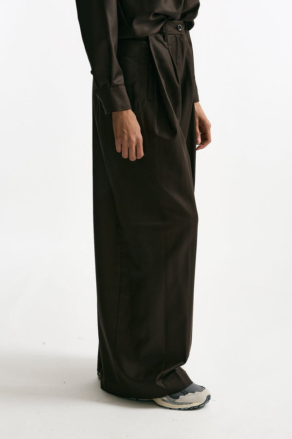 Pantalone ampio PETRA marrone donna Nine in the morning