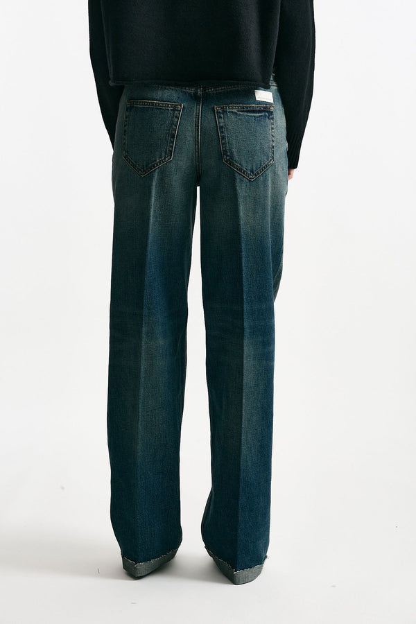 Jeans loose VANESSA in cotone donna Nine in the morning