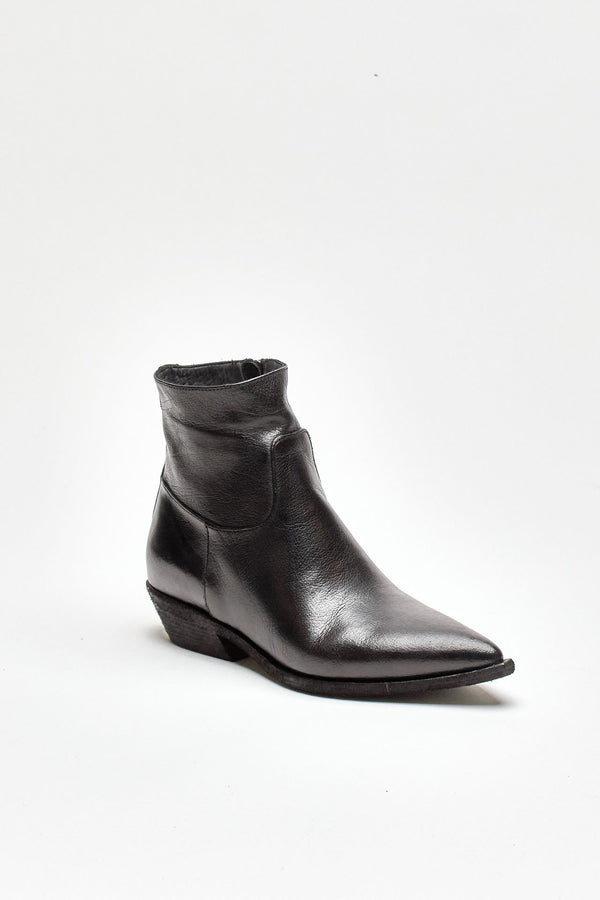 stivaletti noelie dd102 in pelle nera donna Officine creative