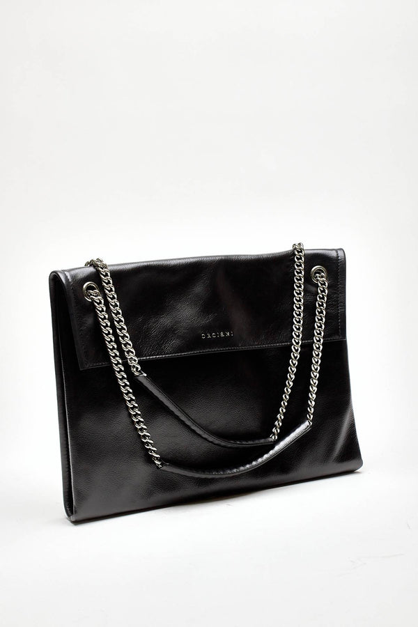 borsa venus soft gotham a spalla in pelle martellata sella donna Orciani