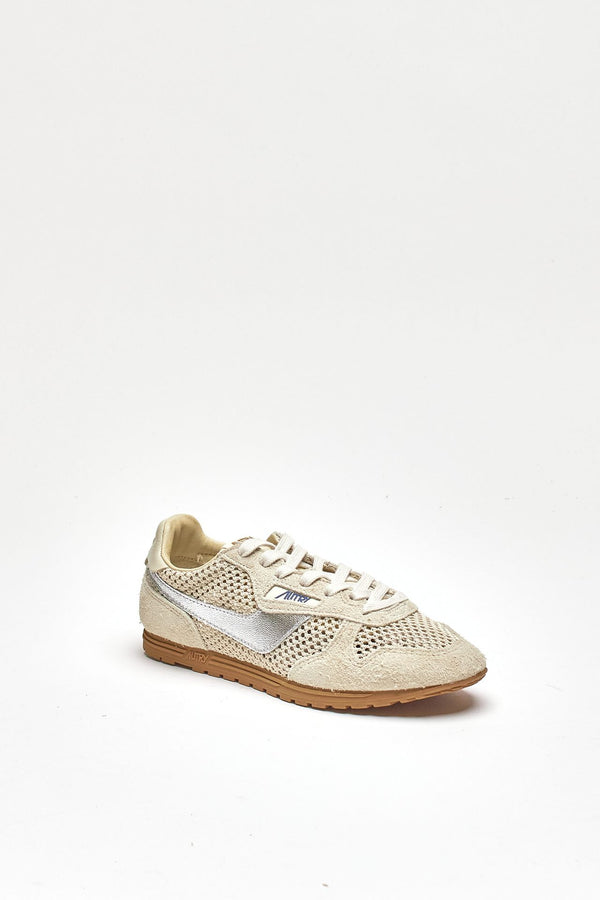 Sneakers WINDSPIN WSLW-KD06 in mesh traforato e suede donna Autry