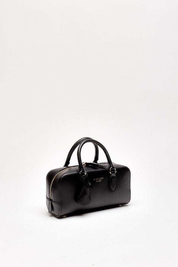 Mini-bauletto rigido ALIMA in pelle nero donna Avenue 67
