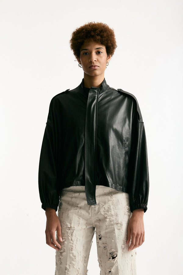 Giubbino over nero donna Giorgio brato