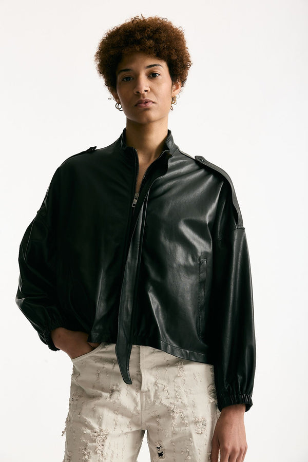 Giubbino over nero donna Giorgio brato