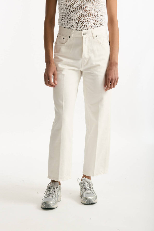 Jeans boy BETTY bianco donna Haikure