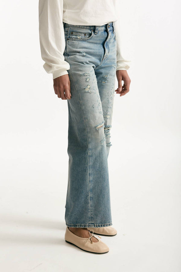 Jeans regular WHINNI lavaggio chiaro donna Haikure