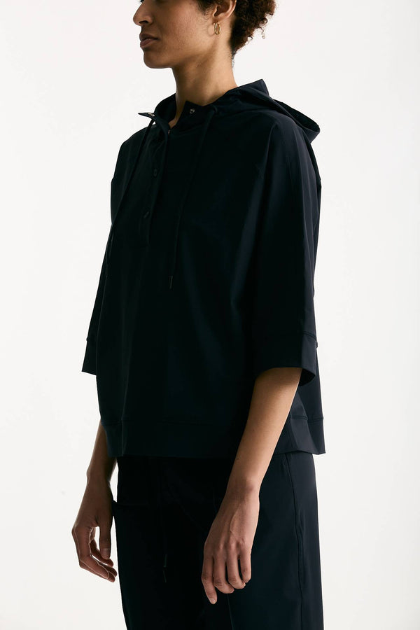 Felpa tecnica blu scuro donna Herno