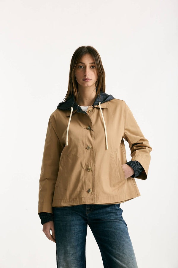 Giubbino reversibile con cappuccio donna Herno