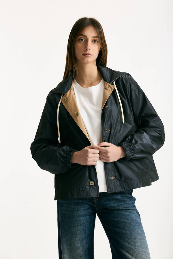 Giubbino reversibile con cappuccio donna Herno