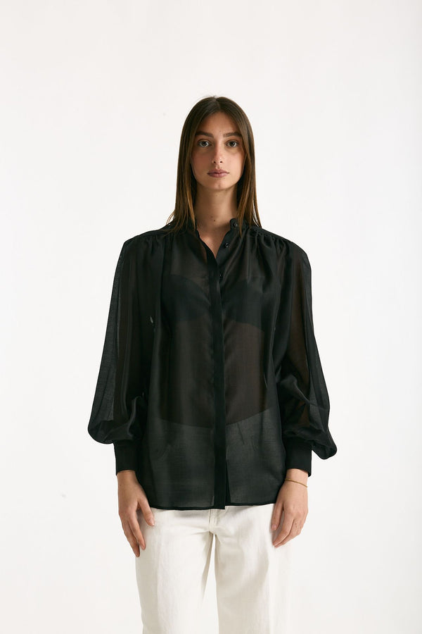Camicia in voile MARSEM Colore nero donna Marsēm