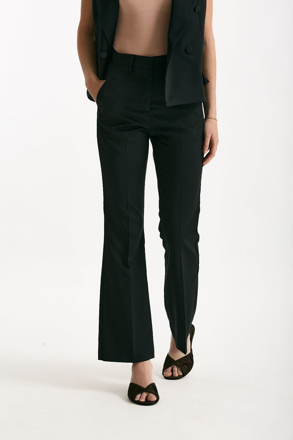 Pantalone slim nero donna Marsēm
