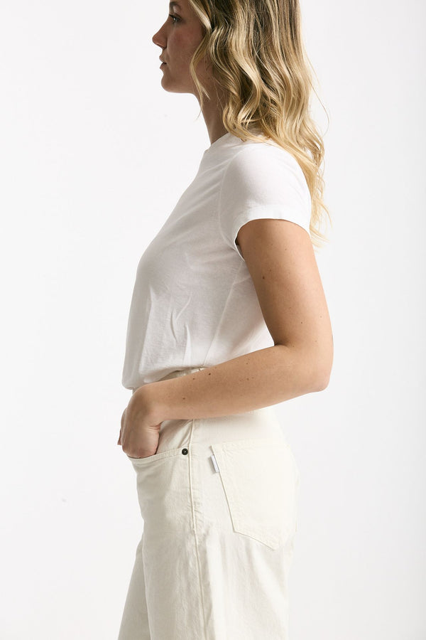 T-shirt basic ice-cotton bianco donna Zanone