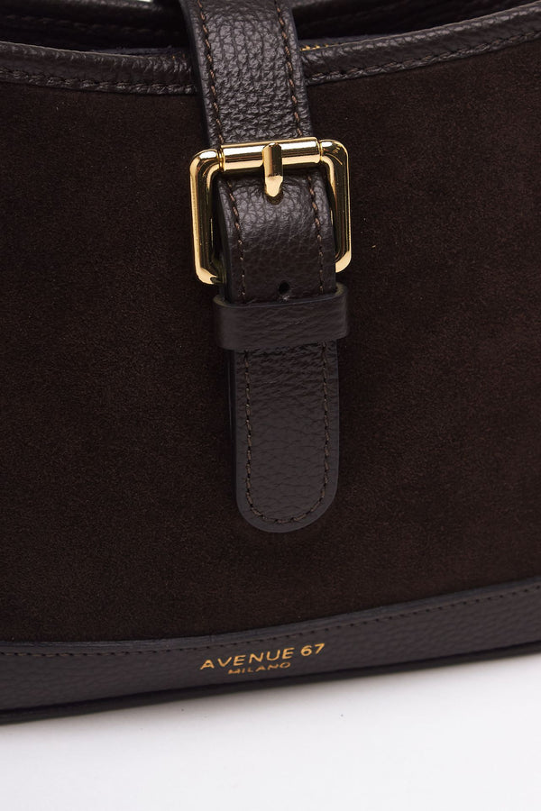 Borsa ISADORA in pelle testa di moro donna Avenue 67