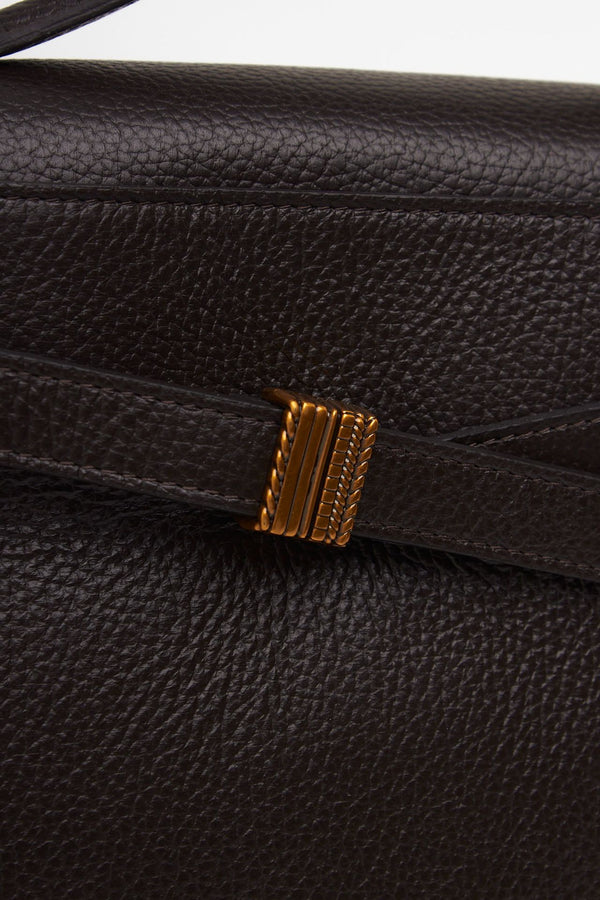 Borsa MILA in pelle dollaro testa di moro donna Avenue 67