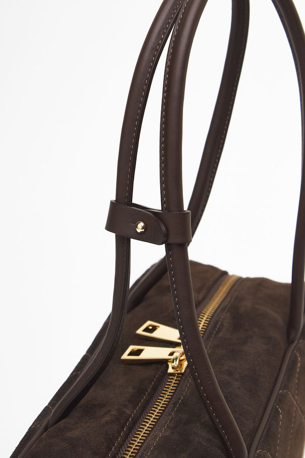 Borsa TRUNKY in suede testa di moro donna Avenue 67