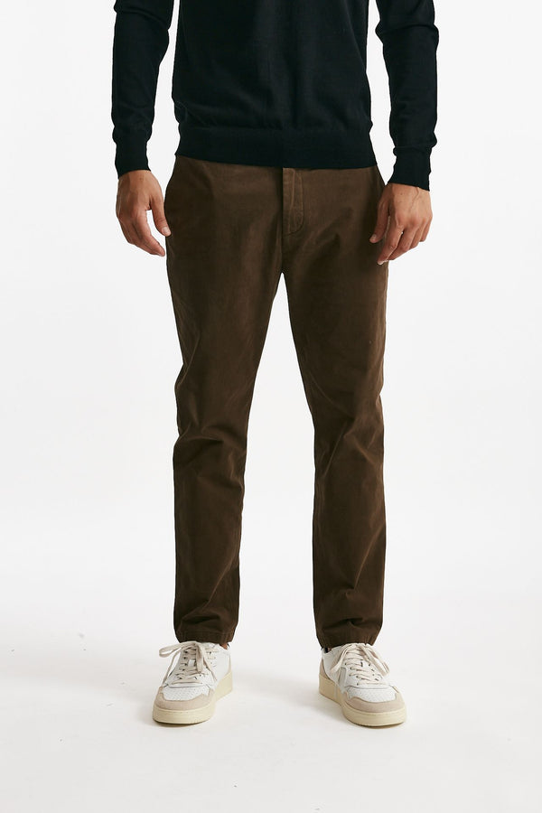 Pantalone PRINCE in fustagno marrone uomo Department five