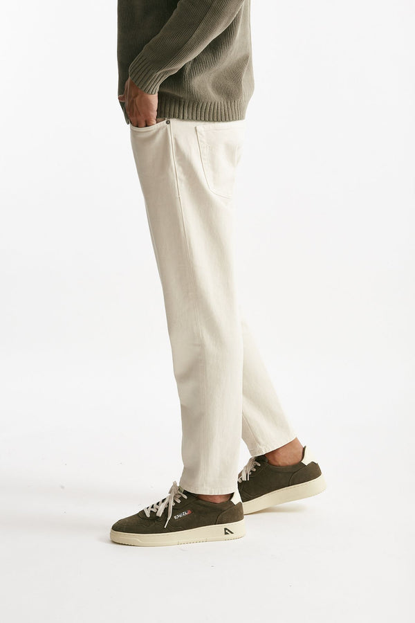 jeans brighton colore panna “bull” stretch uomo Dondup