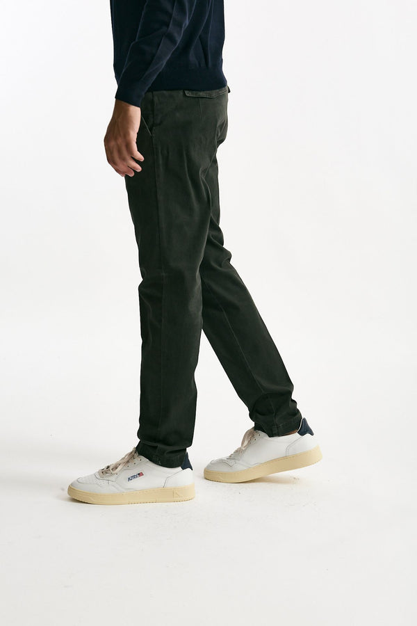 Pantalone MASTER FIT in cotone stretch verdone uomo Pt torino