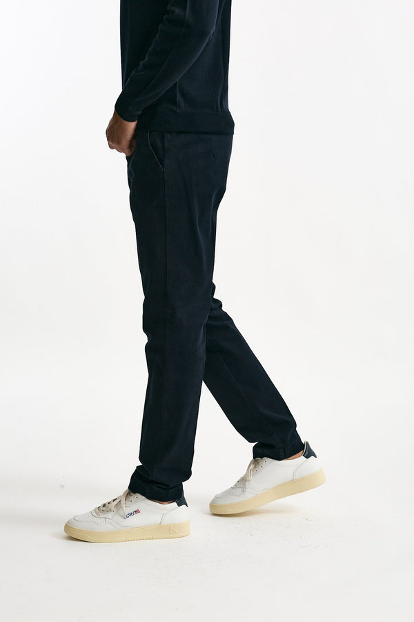 Pantalone MASTER FIT in cotone stretch blu uomo Pt torino