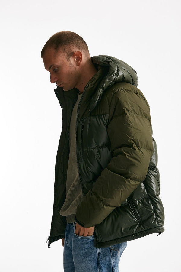 piumino in nylon verde militare uomo Polo ralph lauren