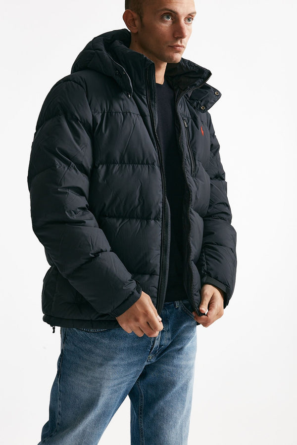 piumino in nylon nero uomo Polo ralph lauren