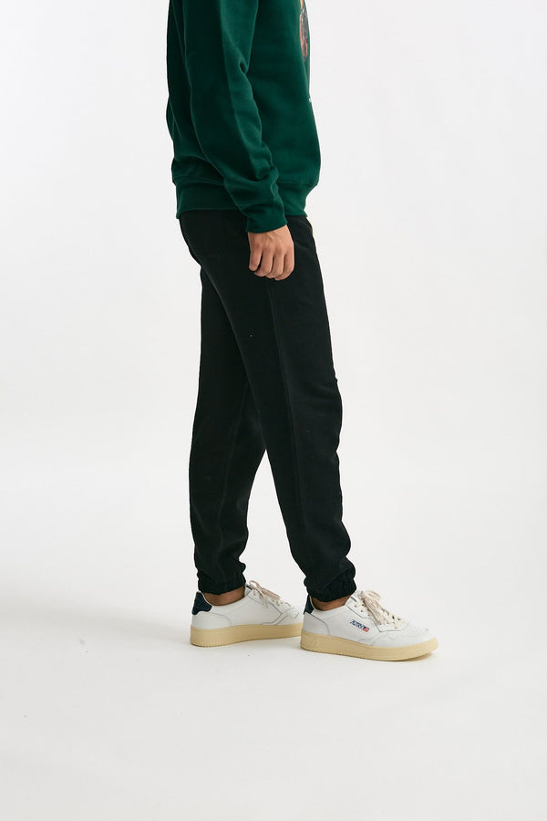 Pantalone tuta in cotone e poliestere nero uomo Polo ralph lauren