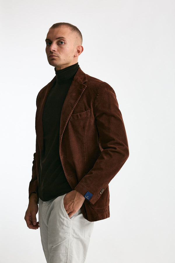 Giacca monopetto ruggine uomo Santaniello