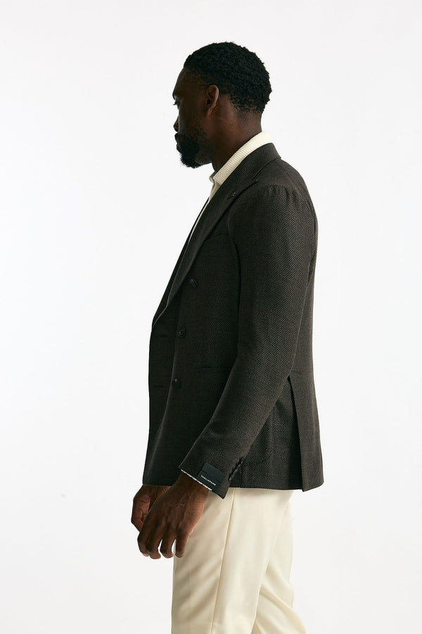 Giacca doppiopetto MONTECARLO marrone uomo Tagliatore