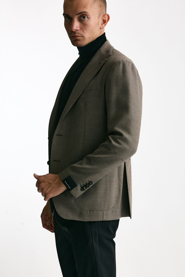 Giacca monopetto MONTECARLO tortora uomo Tagliatore