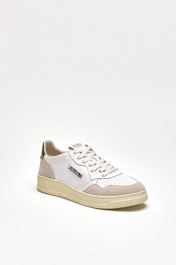 Sneakers MEDALIST LOW-AULM-LS15 in pelle e suede uomo Autry