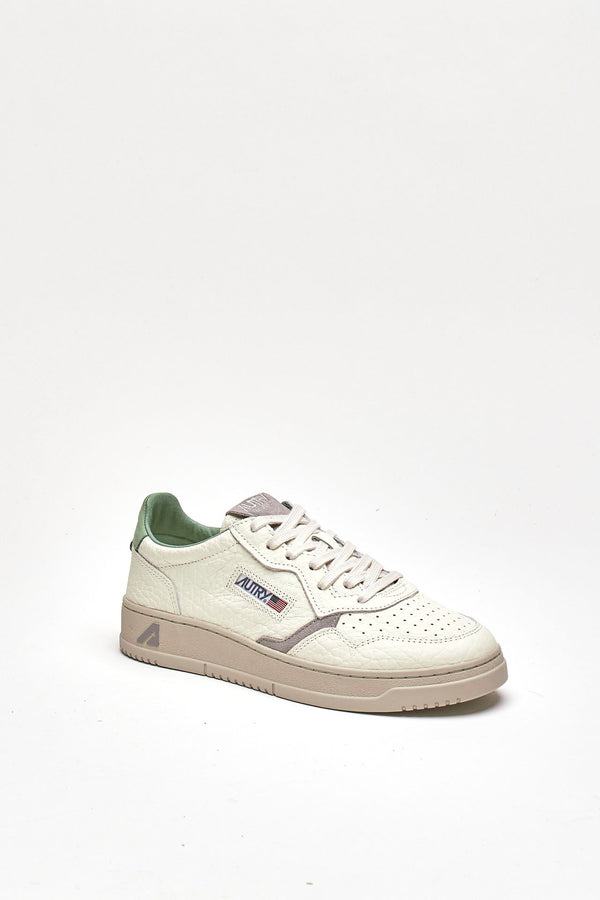 Sneakers MEDALIST LOW-AULM-NE16 in pelle martellata uomo Autry