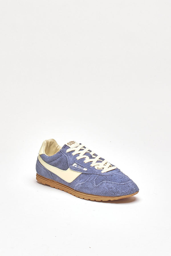 Sneakers WINDSPIN LOW – WSLM-UB28 in suede rasato e pelle uomo Autry