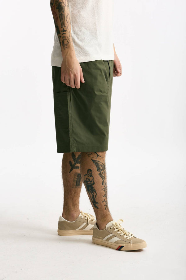 Bermuda PATRICK in cotone stretch verde uomo Department five