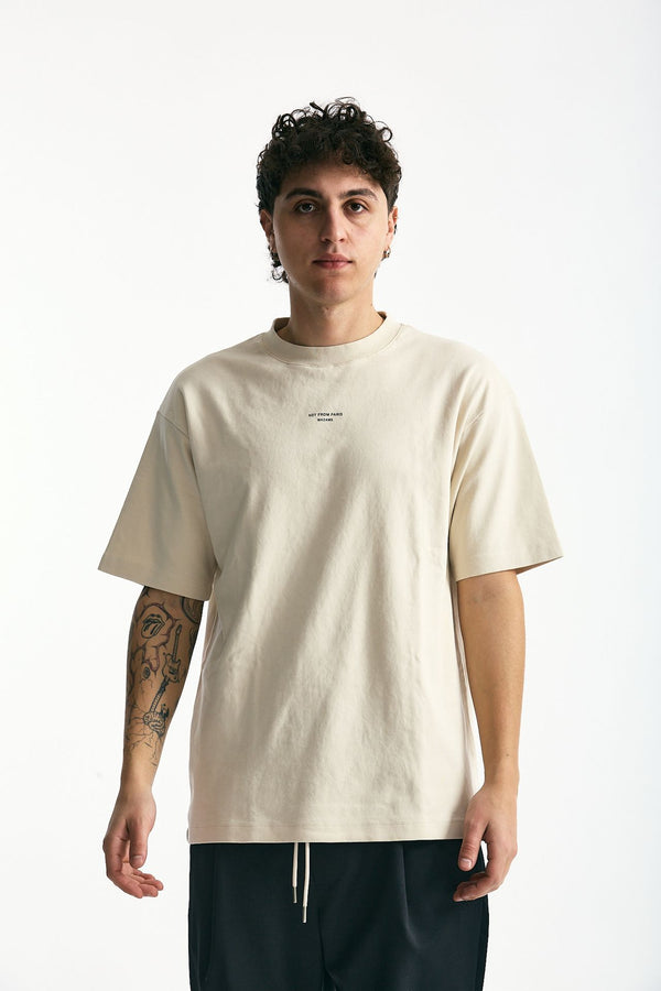 T-shirt in cotone tortora uomo Drôle de monsieur