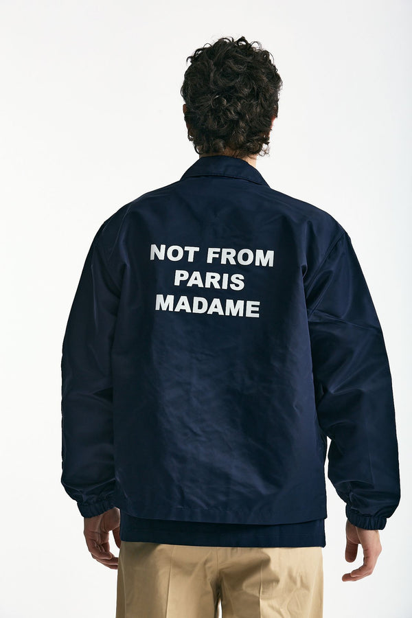 Giubbino in nylon blu uomo Drôle de monsieur