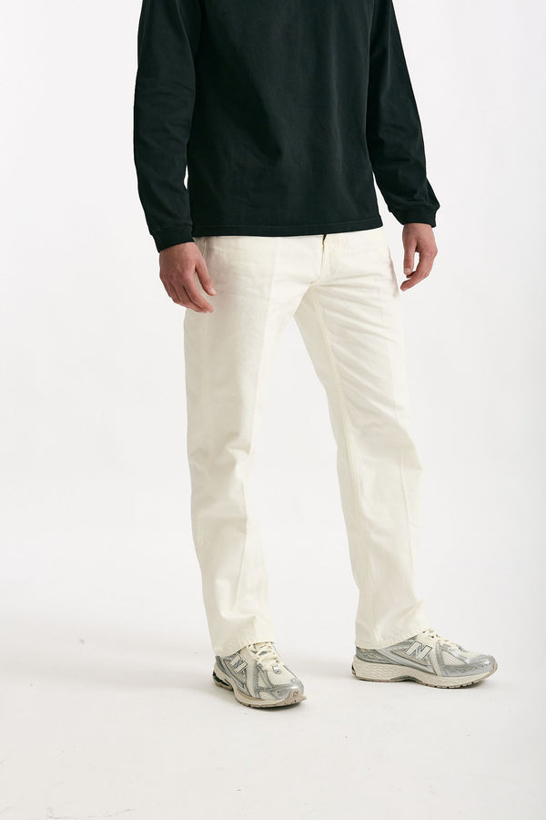 Jeans YVES stone washed bianco uomo Grifoni