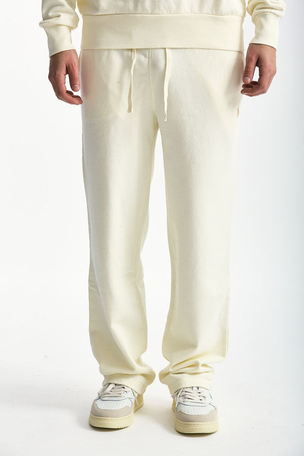 Pantalone in cotone lavato panna uomo Polo ralph lauren
