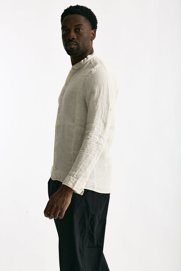 Camicia in lino beige uomo Transit uomo