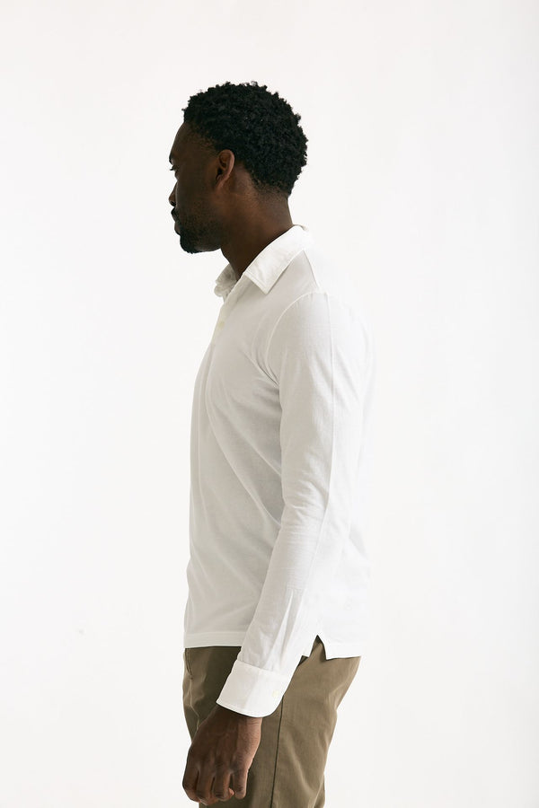 Polo in cotone bianco Icecotton uomo Zanone