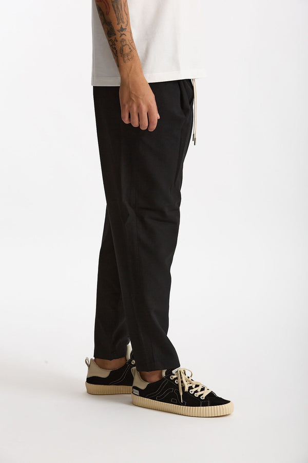 Pantalone in misto cotone nero uomo Drôle de monsieur