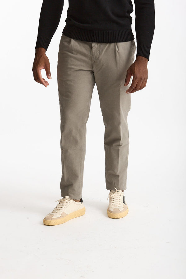 Pantalone STYLE- MASTER in cotone stretch lavato grigio uomo Pt torino