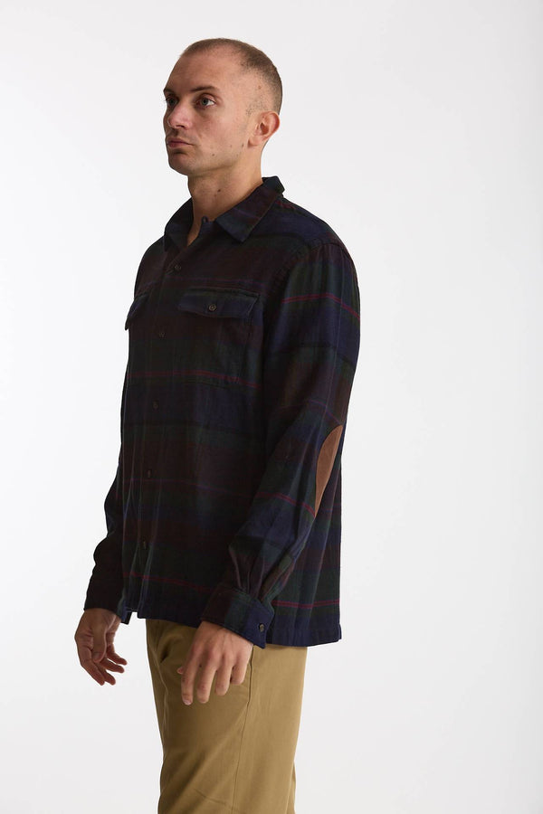 Camicia in flanella di cotone scozzese base verdone uomo Polo ralph lauren