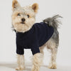 Maglia doggy in lana e cachemire blu donna Twinies - 7